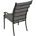 Velco Aluminum Armchair with Cushion - Anthracite (Charcoal) - Available as set - Dimensions W60 x D61 x H52/95 cm