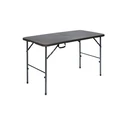 Foldable Metal Catering Table (Suitcase) - 120x60x74 cm, Wood Imitation (Velco, SKU 31-37840, EAN 5203464037840)