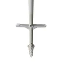 Velco Campus 2m Blue Garden/Patio/Beach Umbrella with Silver Inner Coating - Metal