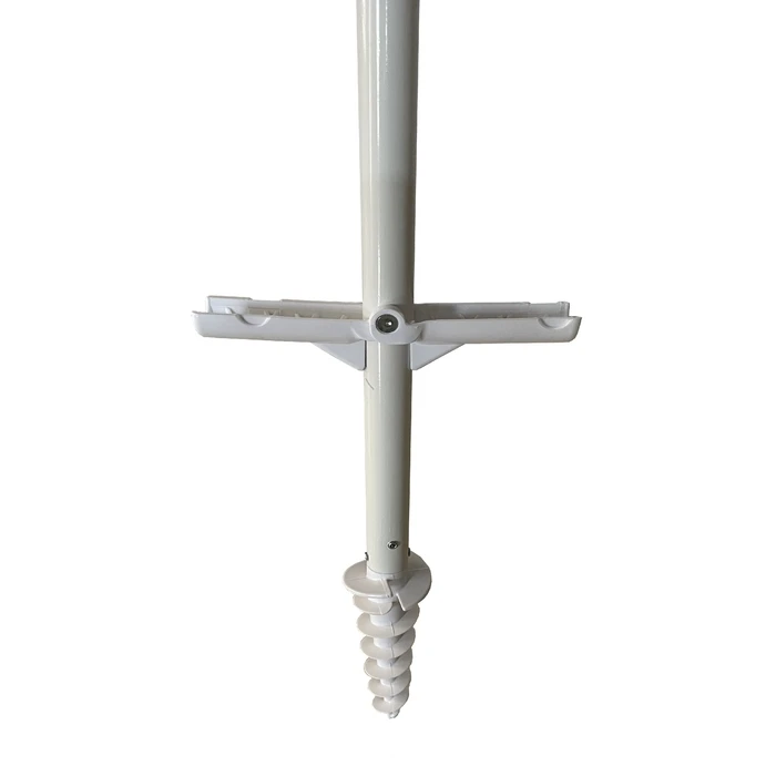 Velco Campus 2m Blue Garden/Patio/Beach Umbrella with Silver Inner Coating - Metal