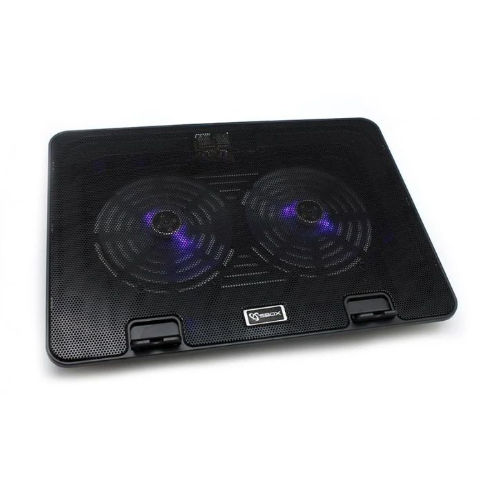 Βάση Laptop Sbox USB COOLING PAD 15,6' 2xBLUE LED FAN 140 mm