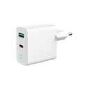 Φορτιστής Πρίζας Gembird 20W 2Port Ta-Uc-Pdqc20L-W-01