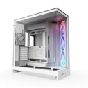 NZXT H9 Flow RGB Gaming Midi Tower PC Case with Side Window - White (CM-H92FW-R1)