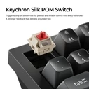 Gaming Πληκτρολόγιο Keychron Wrl Q1 Ultra Black Q1U-M3