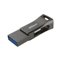 Dahua MEMORY DRIVE FLASH USB3 32GB (DHI-USB-P639-32-32GB) - USB Type-A/Type-C, USB 3.2 Gen 1, Metal Swivel, Black