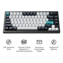 Gaming Πληκτρολόγιο Keychron Wrl Q1 Max RGB Carbon Black Q1M-M4