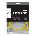 Καλώδιο Δικτύου Gembird Cat6 Utp 1.5M/Yellow Pp6U-1.5M/Y