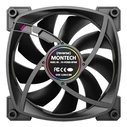 Case Fan 12cm Montech Rx120 Pwm Black 3 In 1 Montech
