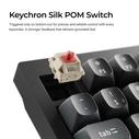 Gaming Πληκτρολόγιο Keychron Wrl V1 Ultra Black V1U-D3