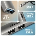 USB Hub Axagon I O Hub Usb3.2 4Port 0.12M Hue-Stc
