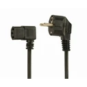 Καλώδιο Τροφοδοσίας Gembird Angled Vde 1.5M/Pc-186A-Vde1B-1.5M