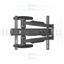 Βάση Τηλεόρασης Onkron Wall Mount 40-75" Black Np47-B