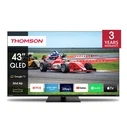 Τηλεόραση Thomson 43" 4K/Smart Qled 3840X2160 Google Tv Black 43Qg7C14