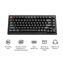 Gaming Πληκτρολόγιο Keychron Wrl V1 Ultra Black V1U-D3
