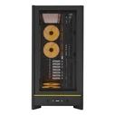 Montech HS01 PRO Gaming Midi Tower PC Case with Tempered Glass Side Panel and Addressable RGB — Black