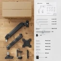 Βάση Monitor Onkron Desk Mount 13-32" Black G45-B