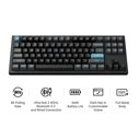 Gaming Πληκτρολόγιο Keychron Wrl Q3 Ultra Black Q3U-M4