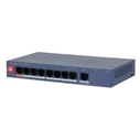 Διακόπτης DAHUA CS4009-8ET1GT-60 Managed L2, 9 θυρών (8 PoE + 1 uplink), 60W PoE