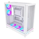 Montech HS01 PRO Gaming Mid Tower Case White with Side Window and ARGB Lighting