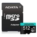 Κάρτα Μνήμης microSDxc 512GB Adata W/Ad./Ausdx512Gui3V30Sa2-Ra1