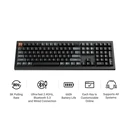 Gaming Πληκτρολόγιο Keychron Wrl V6 Ultra Black V6U-D1