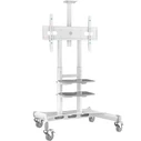 Onkron TS1881-W Mobile TV Stand / Floor Mount for 50-86" TVs - White