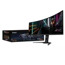 Gigabyte AORUS CO49DQ EK 49" Ultrawide OLED Καμπύλη Gaming Οθόνη 5120x1440 144Hz