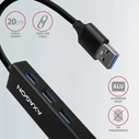 USB Hub Axagon I O Hub Usb3.2 3Port Glan 0.2M Hma-Gl3A