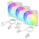 ARCTIC BioniX P12 A-RGB PWM 120 mm (3τμχ) Λευκό — 3000 RPM / 76 CFM