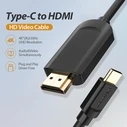 Καλώδιο Hdmi Vention To Usb-C 1.5M Cgubg