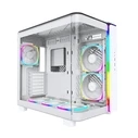 Montech King 95 Pro Gaming Midi Tower Case White with Tempered Glass Side Panel and ARGB Lighting