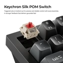 Gaming Πληκτρολόγιο Keychron Wrl Q3 Ultra Black Q3U-M3