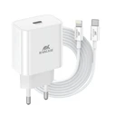 Φορτιστής Πρίζας Rivacase White Ps4101 Wd5