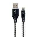 Καλώδιο USB Gembird Usb-C 2M Black White Cc-Usb2B-Amcm-2M-Bw