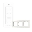 Smart Switch Aqara Frame H2 (3-Gang)/White Fe-X02D-W