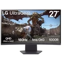 Monitor 27" LG 27Gs60Qc-B Gaming Curved VA 2560X1440 16:9 180 Hz Matte Tilt Black