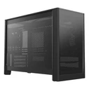 Montech TEN Gaming Mini Tower Computer Case with Side Window - Black