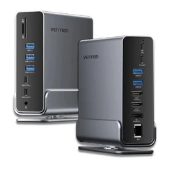 Docking Station Vention 15In1/USB-C Mst Tpuh0