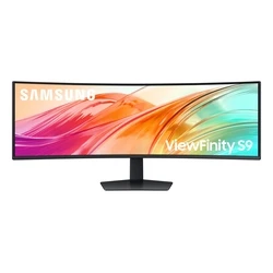 Samsung ViewFinity S9 (S95UF) 49" Καμπύλη Οθόνη Dual QHD 5120x1440 32:9 Ασημί