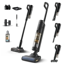 Ηλεκτρική Σκούπα PHILIPS AquaTrio 7000 XW7264/11 3-σε-1 Stick Μαύρη Dry & Wet Bagless
