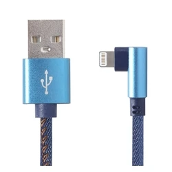 Gembird Lightning to USB 2.0 Cable 1 m (CC-USB2J-AMLML-1M-BL) - Black/Blue