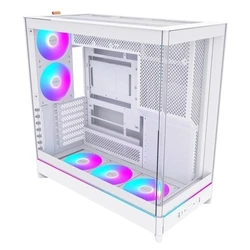 Montech HS02 PRO Gaming Midi Tower Κουτί Υπολογιστή με Πλαϊνό Παράθυρο και RGB Φωτισμό Λευκό