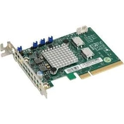 Κάρτα HBA NVMe Supermicro AOC-SLG3-2E4T-O PCIe, 2 θύρες OCuLink (SFF-8611), Half-Height Half-Length