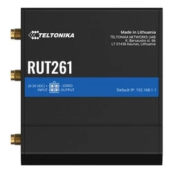 Teltonika RUT261 LTE Cat 6 Βιομηχανικός Δρομολογητής (Μαύρο)