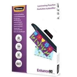 Ζελατίνες Πλαστικοποίησης Fellowes Pouch Matt/A4 80 100Pcs 5452103