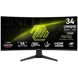 Monitor 34" MSI Mag 346Cq / Gaming/Curved / VA / 3440X1440 / 180 Hz / Mag346Cq