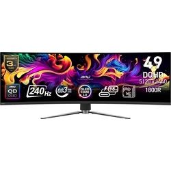 Οθόνη MSI MPG 491CQPX QD-OLED 49" Dual QHD 5120x1440 32:9 Curved 240Hz