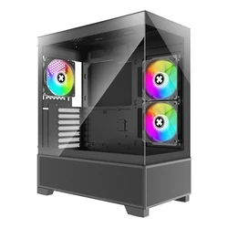 Xilence Xilent Beam XG172 Gaming Midi Tower Κουτί Υπολογιστή με Πλαϊνό Παράθυρο και ARGB Φωτισμό Μαύρο