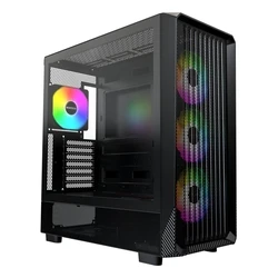 Montech X5 Gaming Midi Tower Κουτί Υπολογιστή Μαύρο με Πλαϊνό Παράθυρο (Tempered Glass)