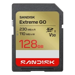 Κάρτα μνήμης SanDisk Extreme SDXC 128GB UHS-I U3 V30 — 230MB/s ανάγνωση, 110MB/s εγγραφή